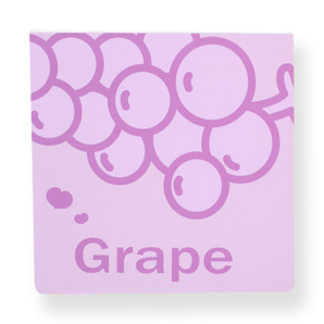 Minimalist Fruit Notebook - Grape - Stationery Pal