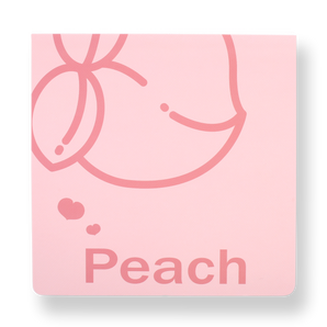 Minimalist Fruit Notebook - Peach - Stationery Pal