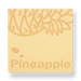 Minimalist Fruit Notebook - Pineapple - Stationery Pal