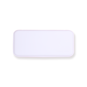 Minimalist Pencil Case - White - Stationery Pal