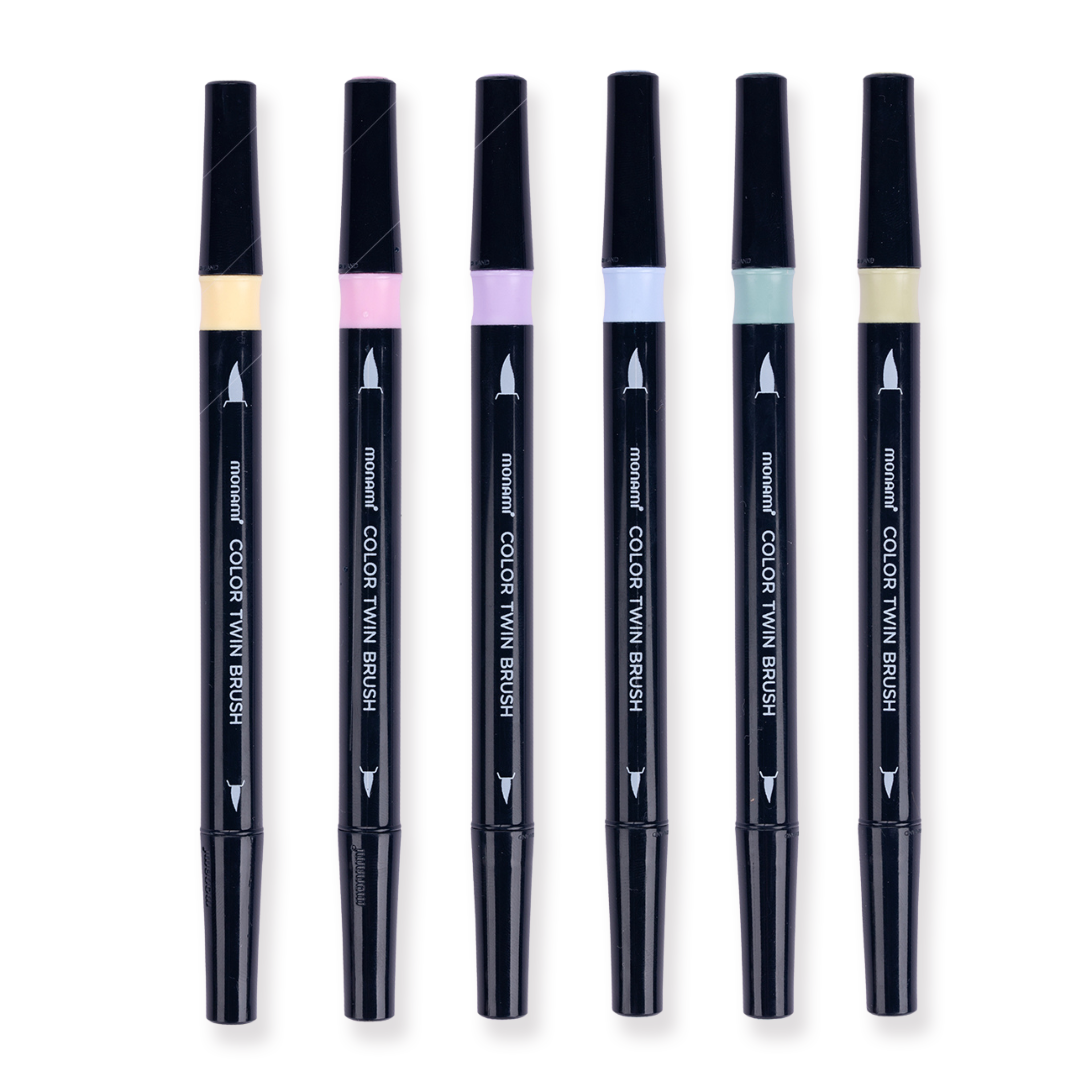 Monami Color Twin Brush - Juego de pasteles de postre