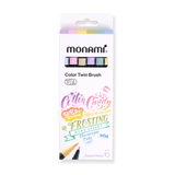 Monami Color Twin Brush - Dessert Pastel Set - Stationery Pal