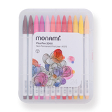 Monami Plus Pen 3000 - 24 Colors Set - Stationery Pal