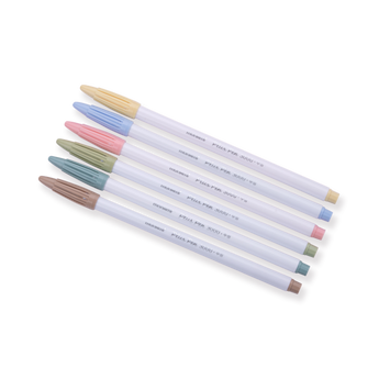 Monami Plus Pen 3000 - Cream Color - Set of 6 - Stationery Pal