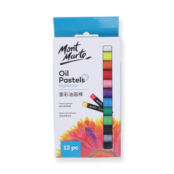 Mont Marte Oil Pastels - Set of 12 - Stationery Pal