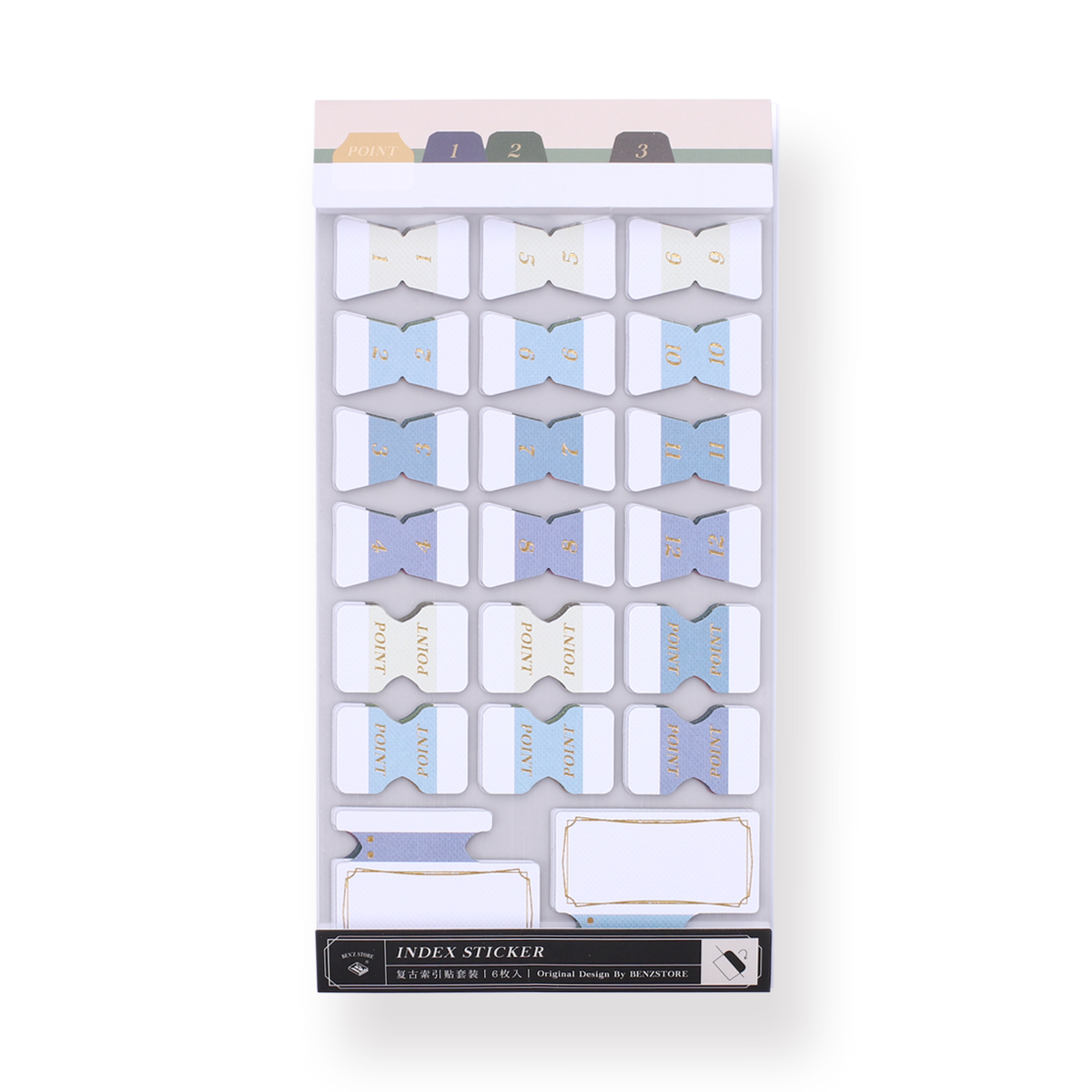 Monthly Index Stickers — Stationery Pal