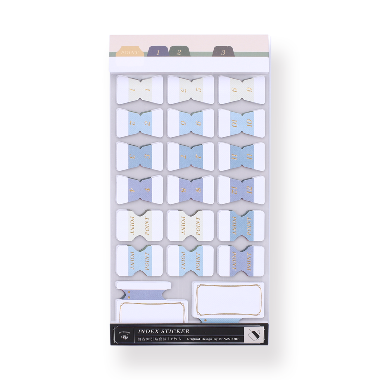 Monthly Index Stickers — Stationery Pal