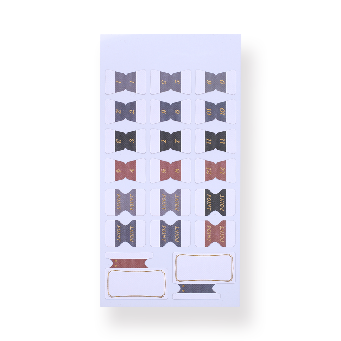 Monthly Index Stickers — Stationery Pal