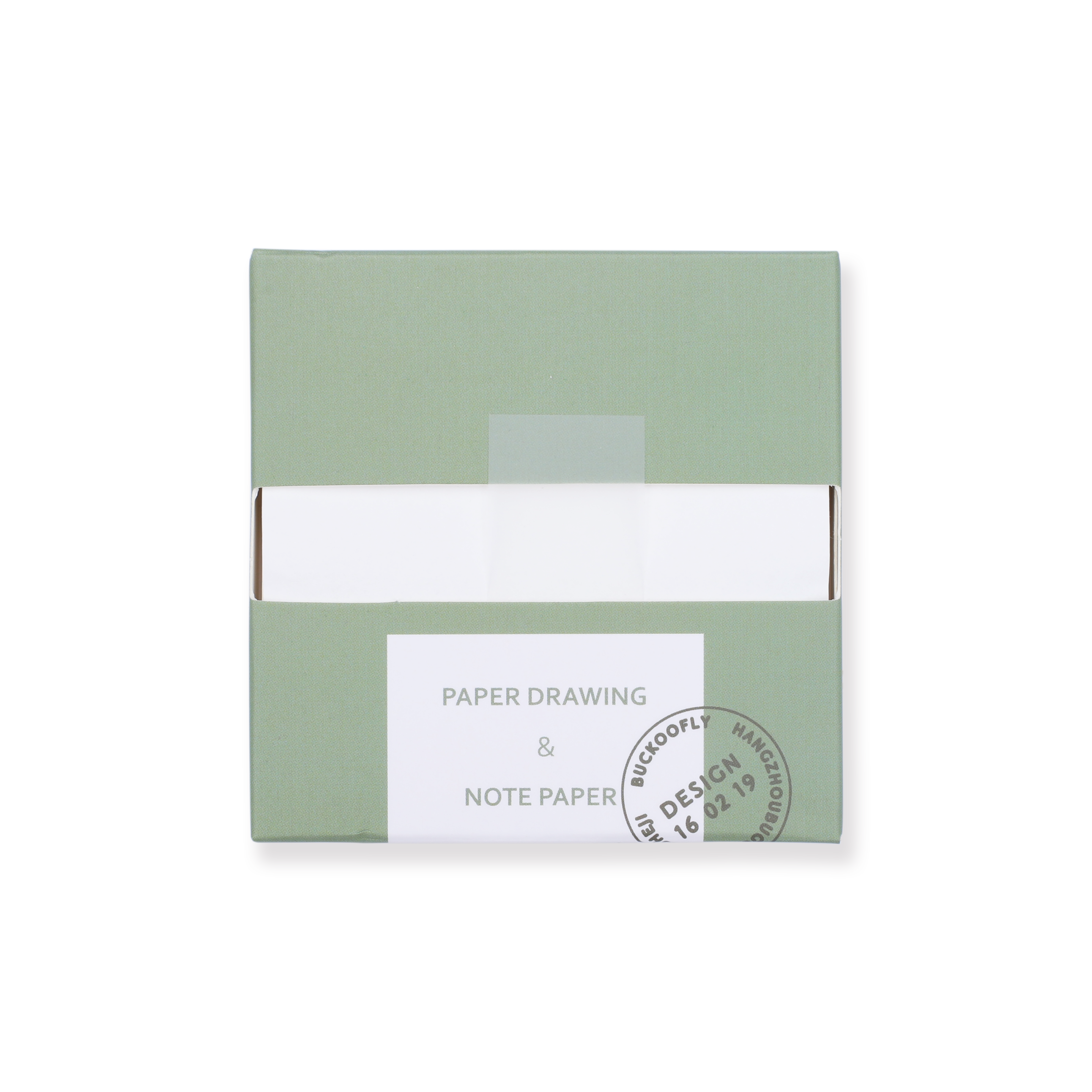 Morandi Color Pull-Out Sticky Notes - Green