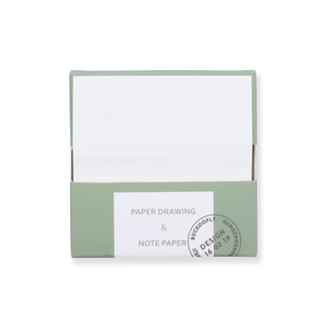 Morandi Color Pull-Out Sticky Notes - Green