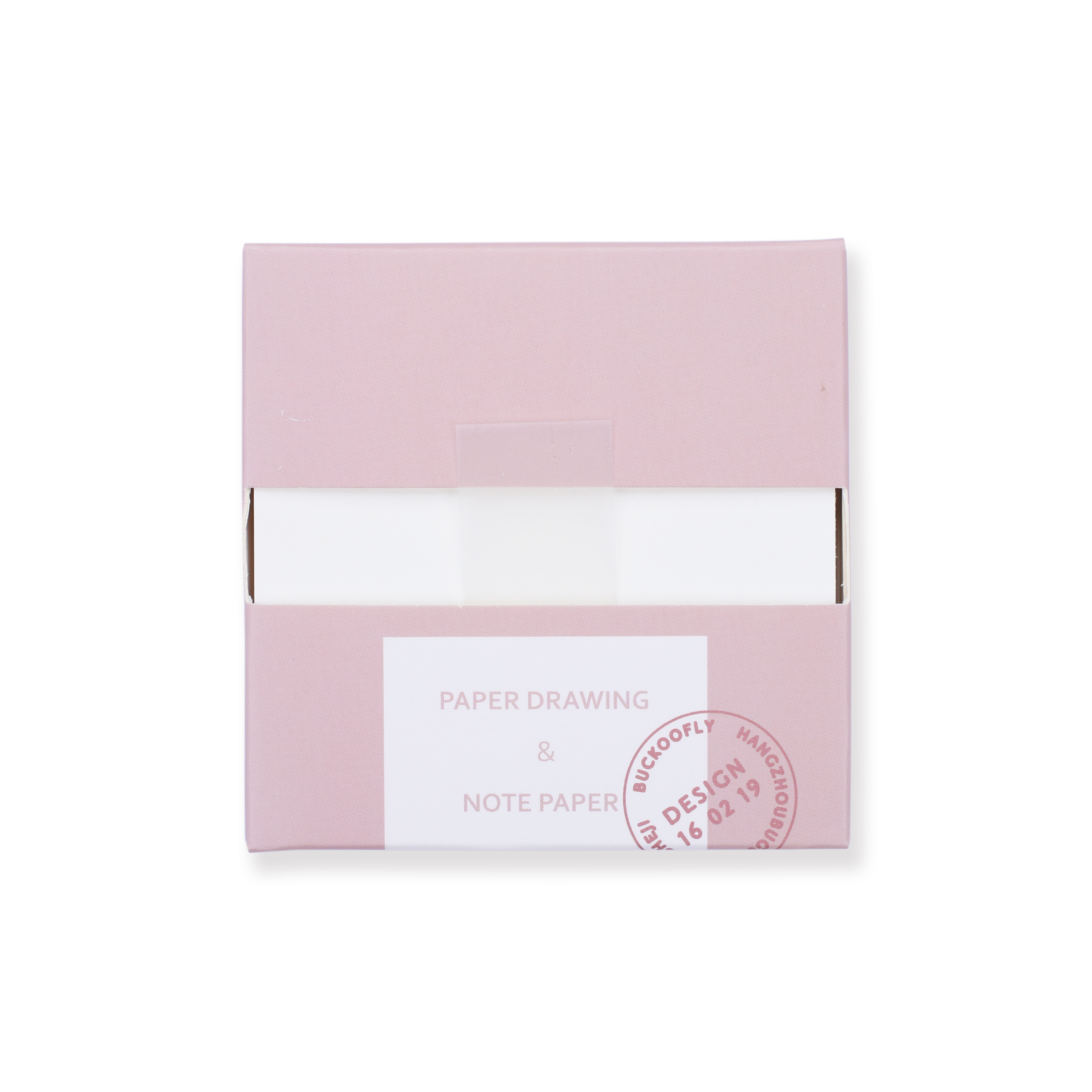 Morandi Color Pull-Out Sticky Notes - Pink