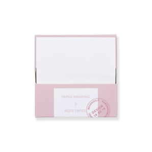 Morandi Color Pull-Out Sticky Notes - Pink