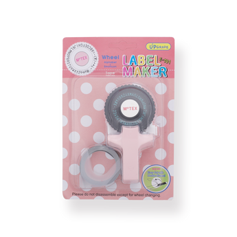 Motex Embossing Label Maker - Light Pink - Stationery Pal