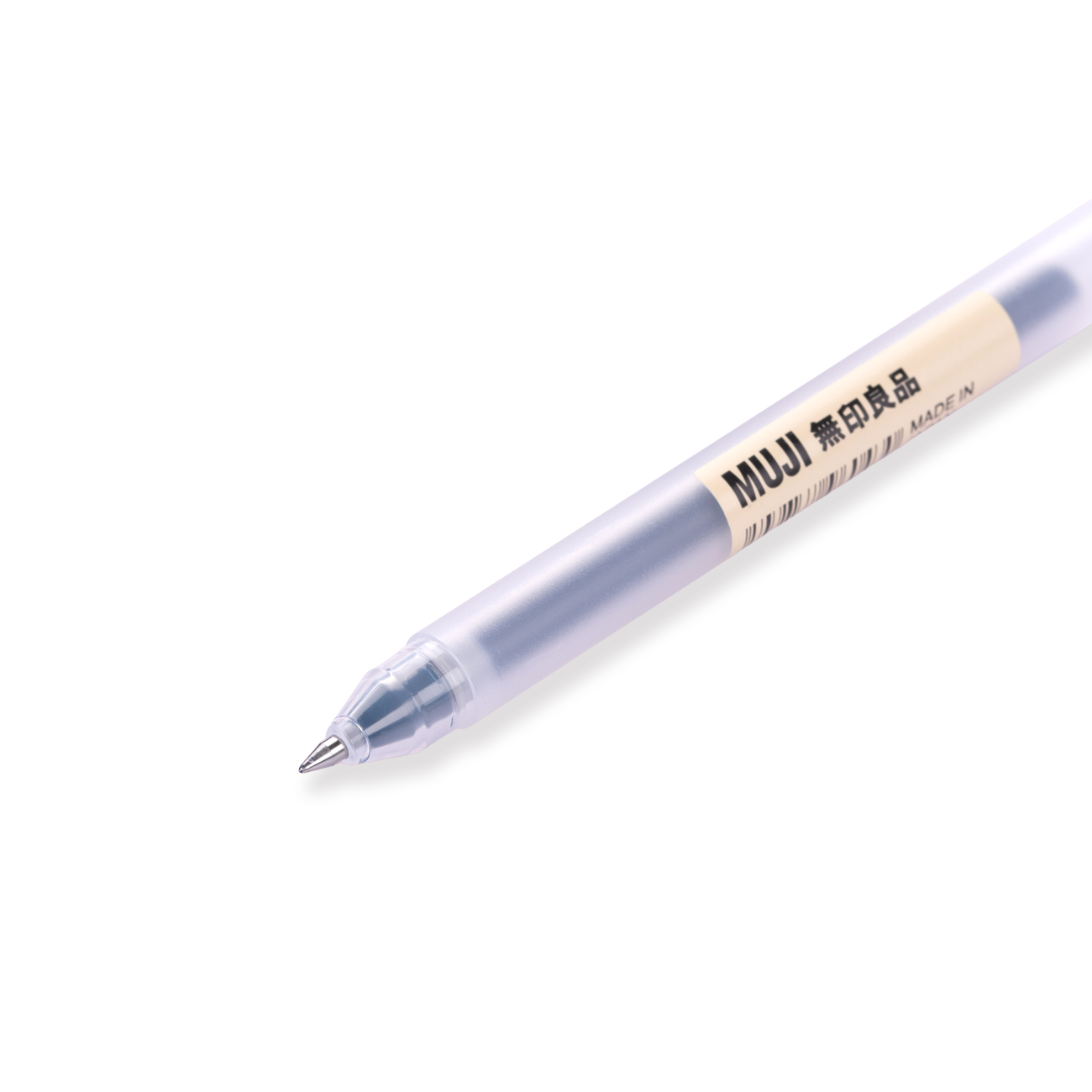 Muji Cap Type Gel Ink Pen - 0.5 mm - Blue Black