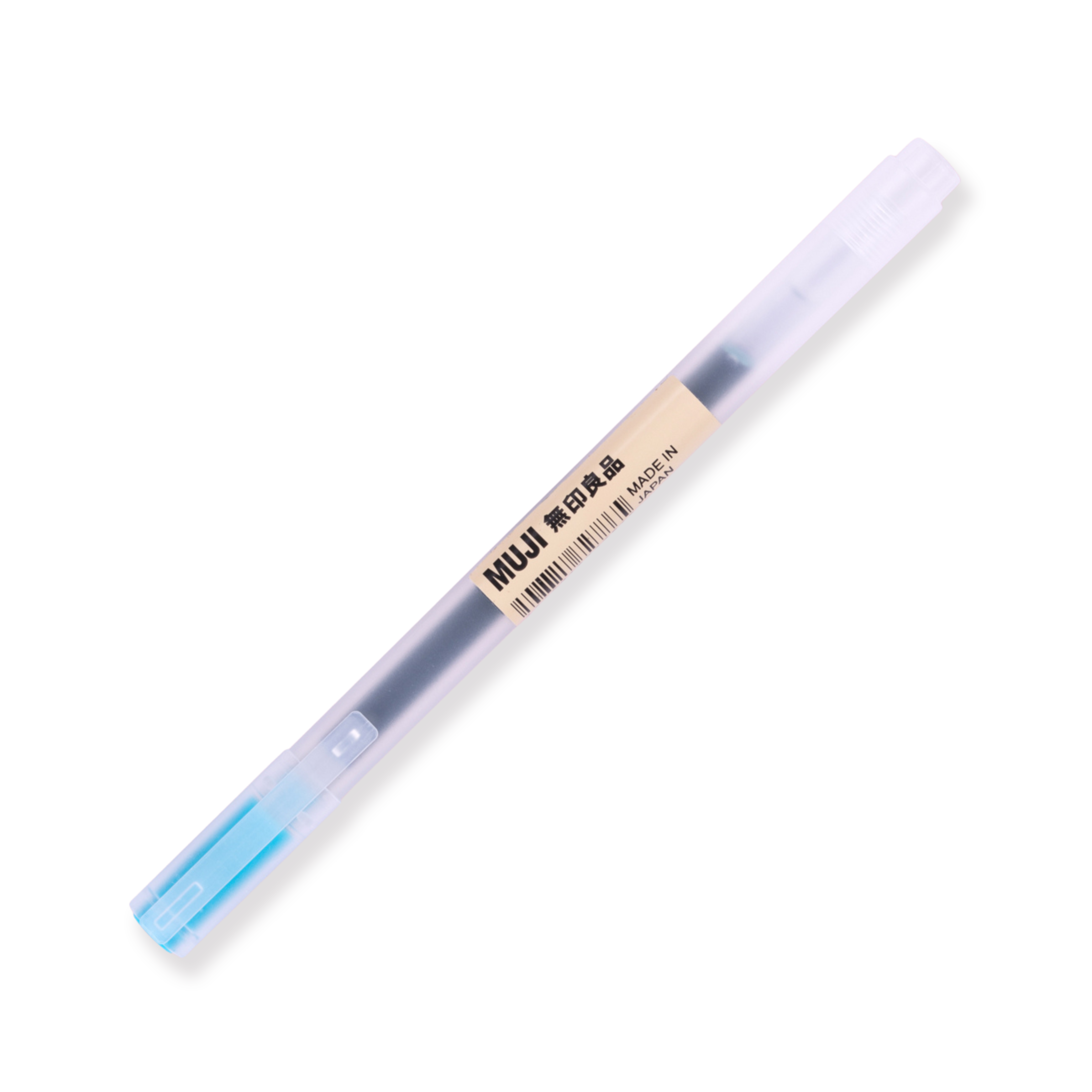 Muji Cap Type Gel Ink Pen - 0.5 mm - Light Blue