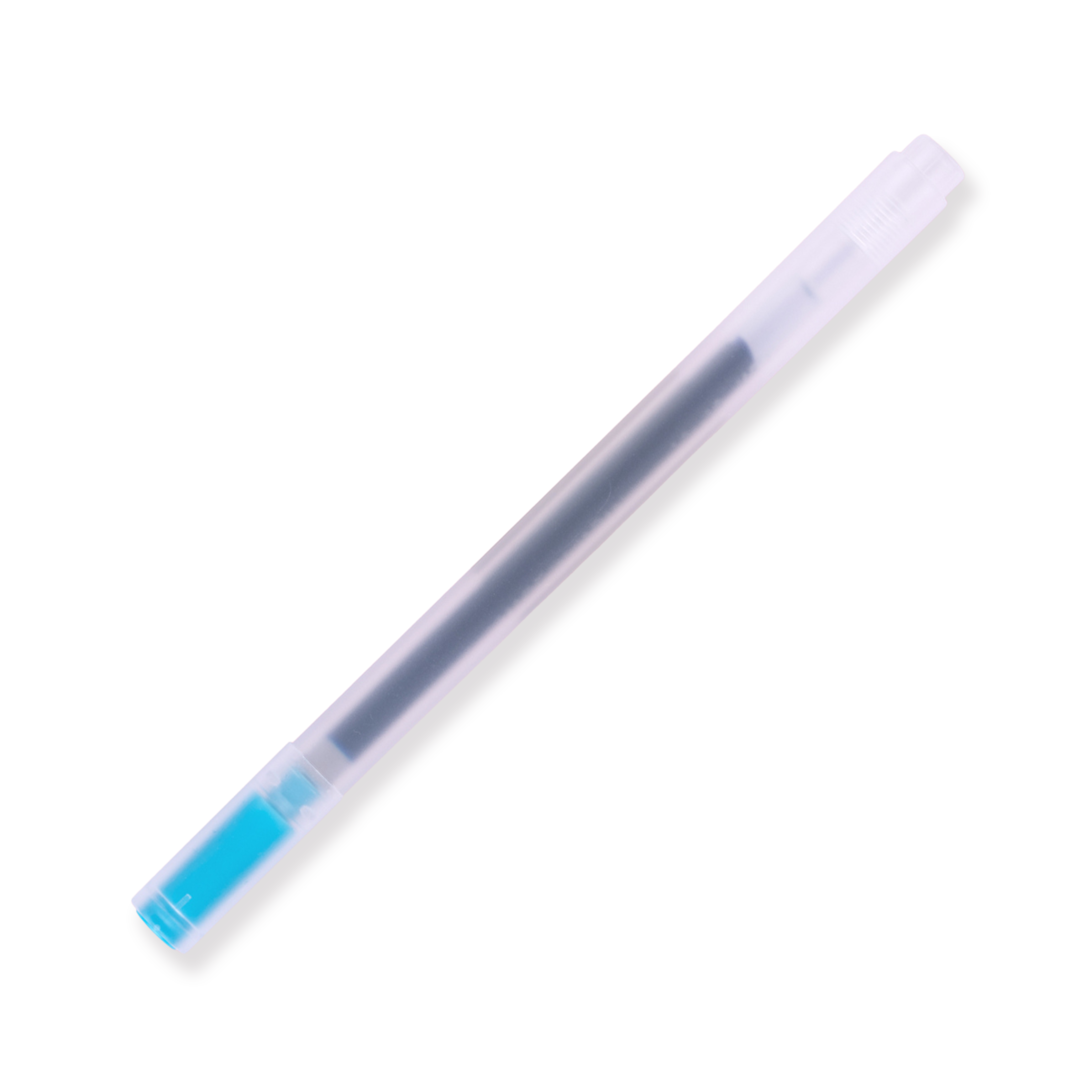 Muji Cap Type Gel Ink Pen - 0.5 mm - Light Blue