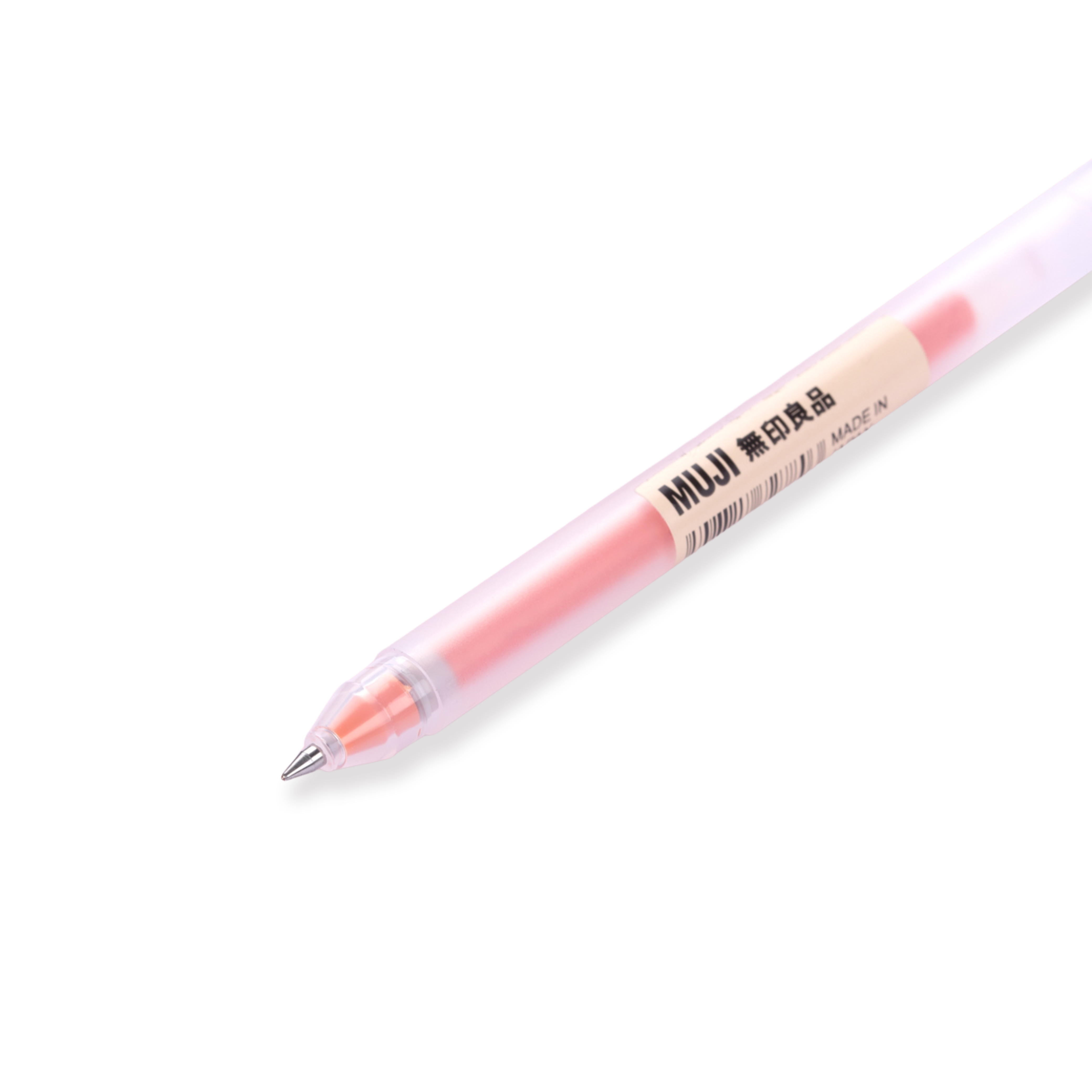 Muji Cap Type Gel Ink Pen - 0.5 mm - Orange