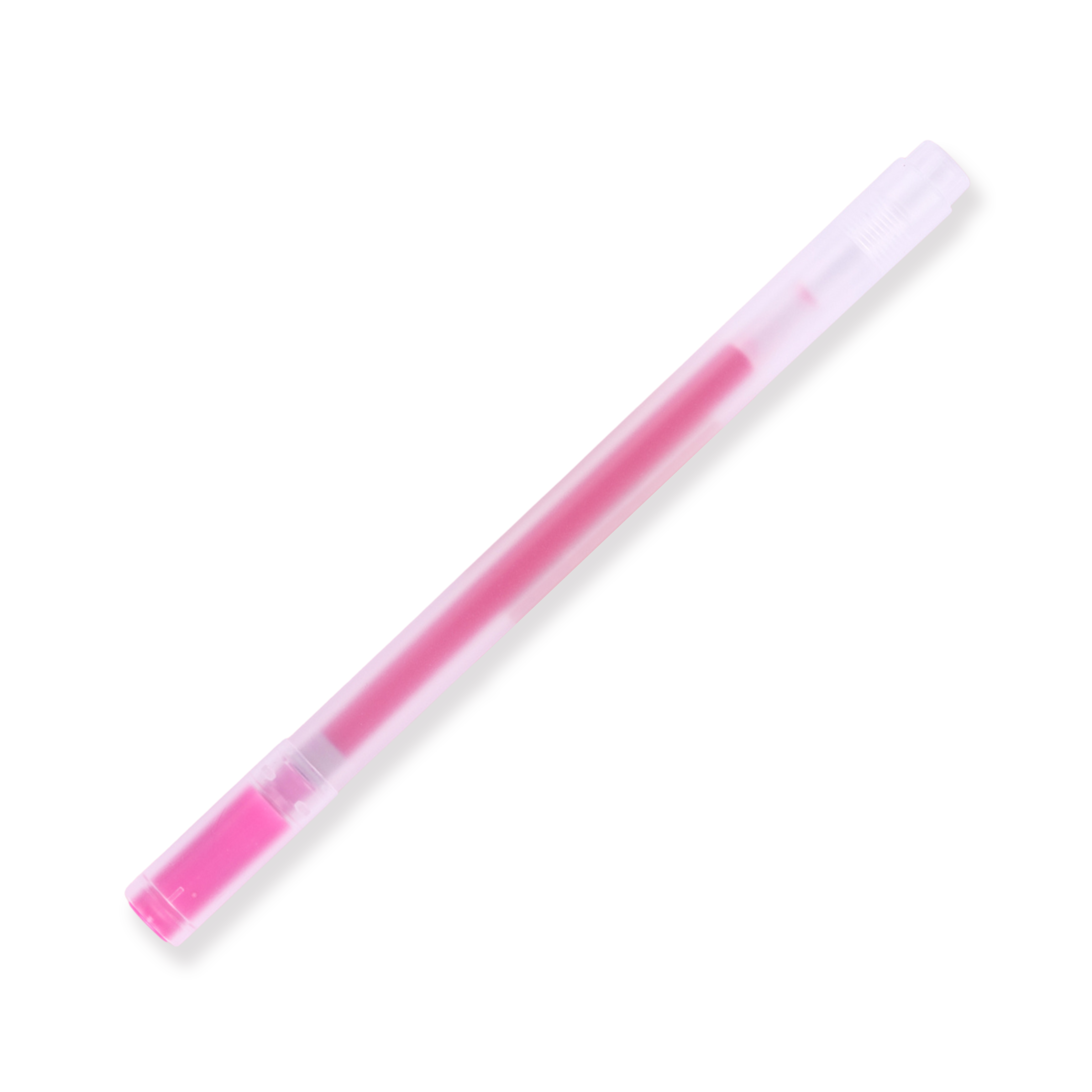 Muji Cap Type Gel Ink Pen - 0.5 mm - Pink – Stationery Pal