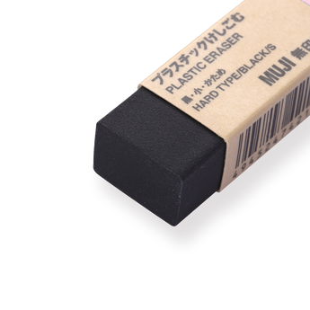 Muji Eraser - Small - Black - Stationery Pal