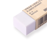 Muji Eraser - Small - White - Stationery Pal