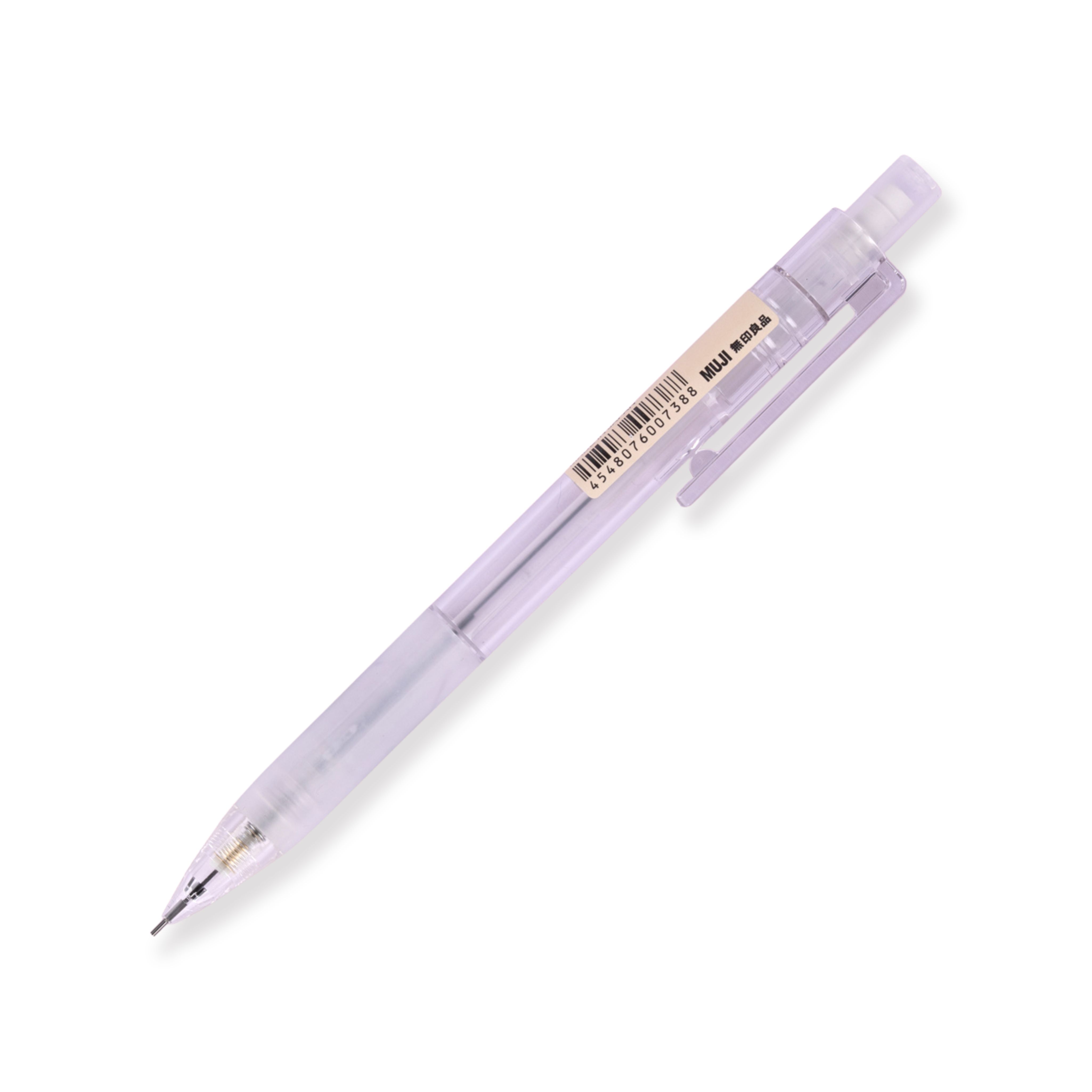 Muji spitzer Bleistift aus Polycarbonat mit Gummigriff, 0,5 mm