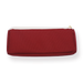 Multi-functional Dual-Zippered Pencil Case - Burgundy Red - Stationery Pal