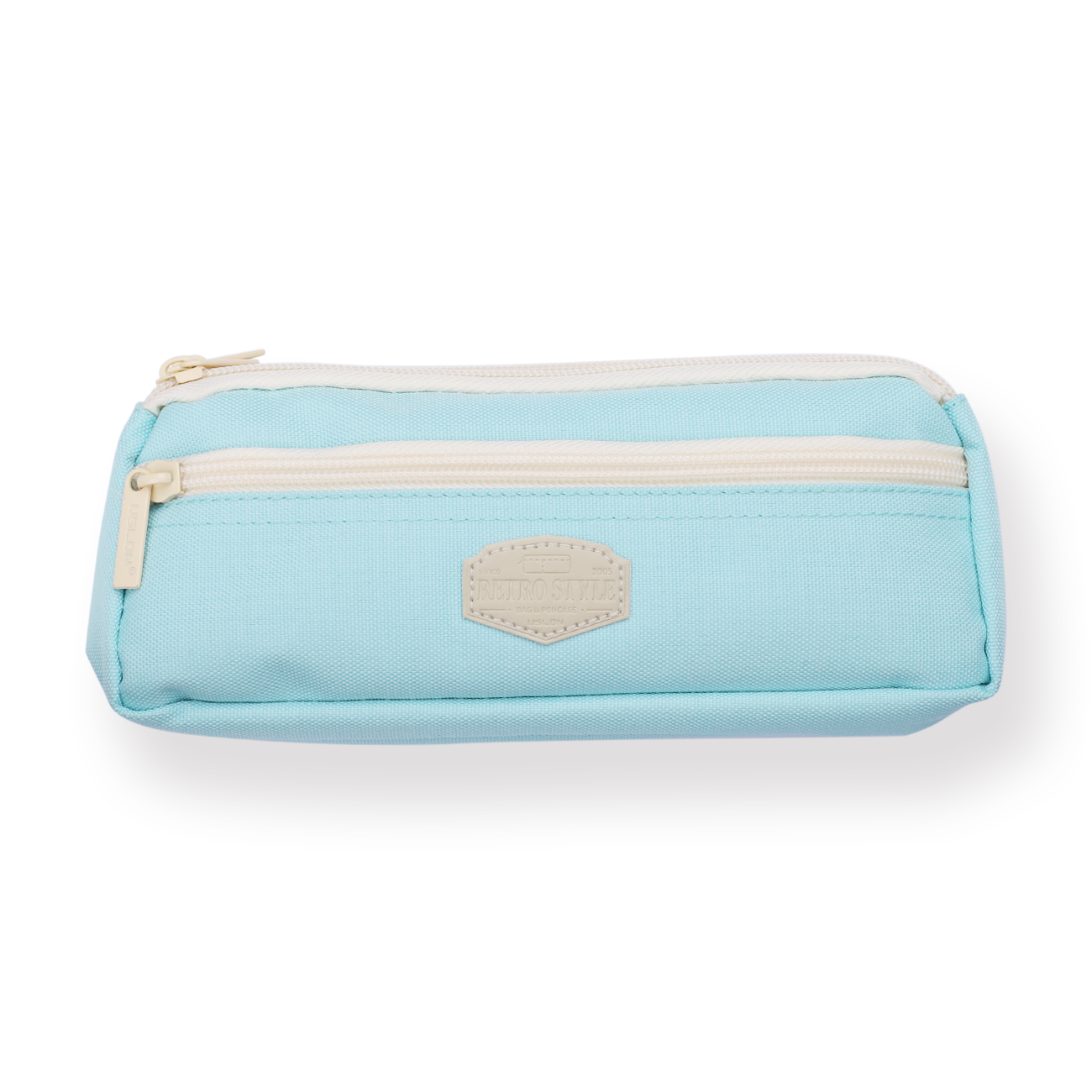 Multi-functional Dual-Zippered Pencil Case - Mint - Stationery Pal