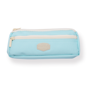 Multi-functional Dual-Zippered Pencil Case - Mint - Stationery Pal