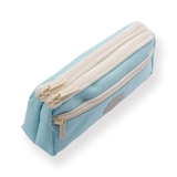 Multi-functional Dual-Zippered Pencil Case - Mint - Stationery Pal