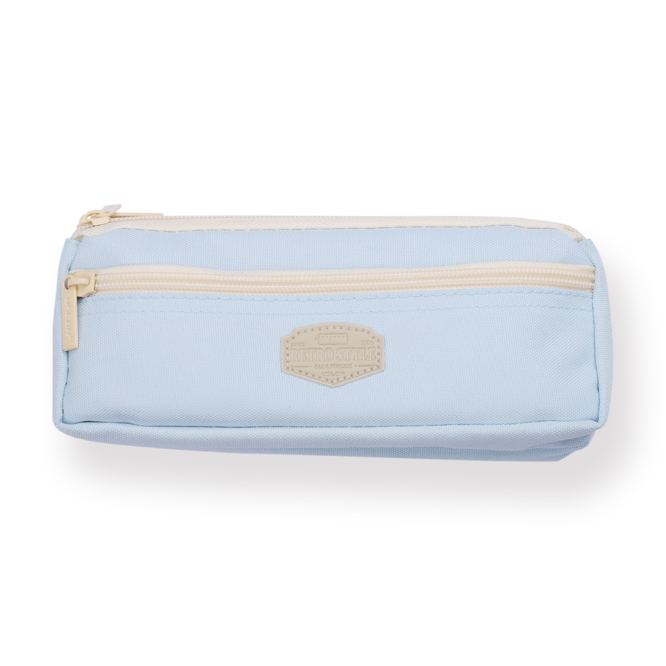 Stationery Pal Handheld Double Layer Pencil Pouch - Light Pink