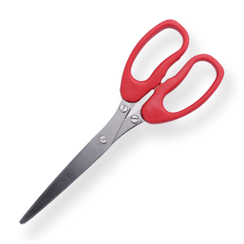 Multi-purpose Five-layer Scissors - Red - Stationery Pal