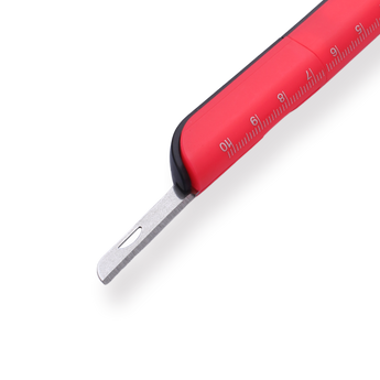 Multifunction Pen Cutter 4 in 1 - Red - Stationery Pal