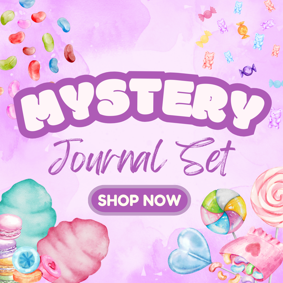 Mystery Journal Set Grape Candy Stationery Pal