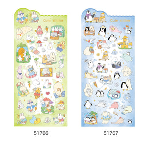Cute Cat Dog And Bunny Sticker Sheets