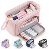 Angoo Double Layer Pencil Case With Boat Window