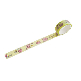 Cartoon Elephant And Tomato Washi Tape For Journaling