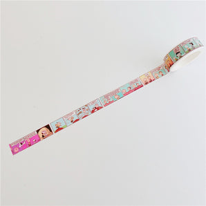 Cute Dog Cartoon Washi Tape 5 m Roll - Dog Comic Panel 2