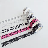 Cow And Leopard Print Washi Tape 5 m Roll