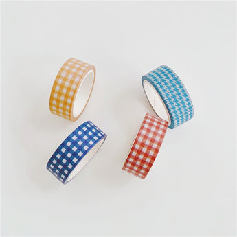 Retro Plaid And Houndstooth Washi Tape