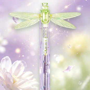 Dragonfly Click Gel Pen With Quick-Dry Black Ink - Green Dragonfly