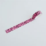 Cow And Leopard Print Washi Tape 5 m Roll