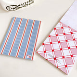 Little Cherry Argyle Grid Non-Adhesive Memo Pad