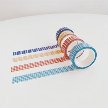 Retro Plaid And Houndstooth Washi Tape