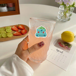 Cute Cartoon Monster Face Sticker Pack