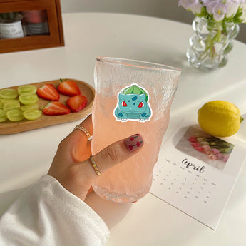 Cute Cartoon Monster Face Sticker Pack