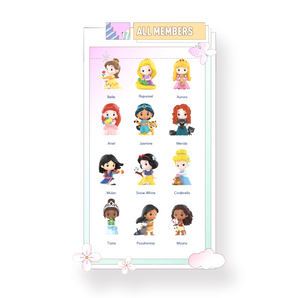 Pop Mart Blind Box - Disney Princess Fairy Tale Friendship - Stationery Pal