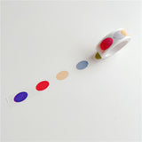 Chain And Bottle Pattern Decorative Washi Tape - Colorful Ovals