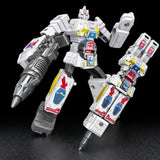 Transforming Robot Ballpoint Pen With Refill - White Warrior