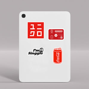 Tokyo Travel Waterproof Cartoon Sticker Set