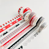 Cartoon Dog And Tulip Washi Tape 5 M